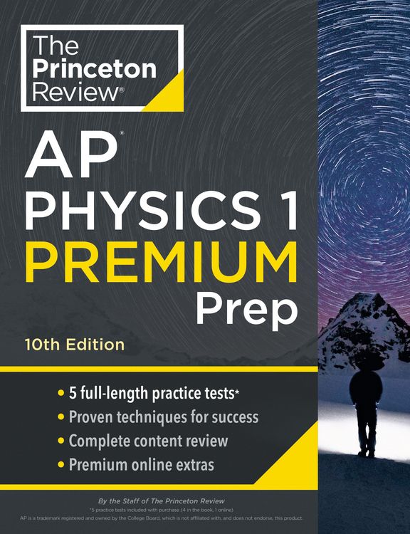Produktbild: Princeton Review AP Physics 1 Premium Prep, 10th Edition