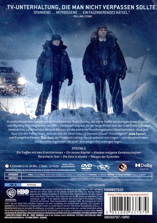 Produktbild: True Detective: Night Country - Staffel 4 [2 DVDs]