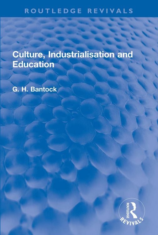 Produktbild: Culture, Industrialisation and Education