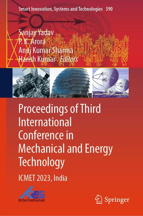 Produktbild: Proceedings of Third International Conference in Mechanical and Energy Technology