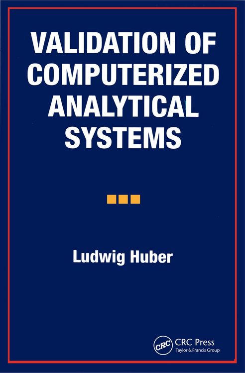 Produktbild: Validation of Computerized Analytical Systems