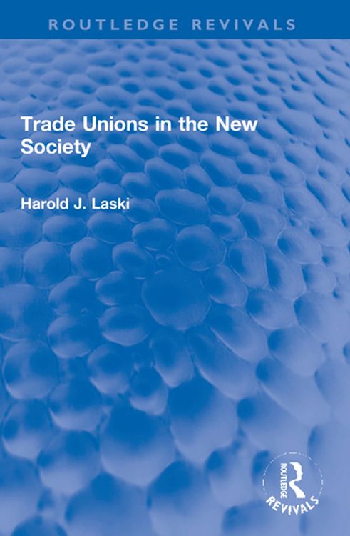 Produktbild: Trade Unions in the New Society