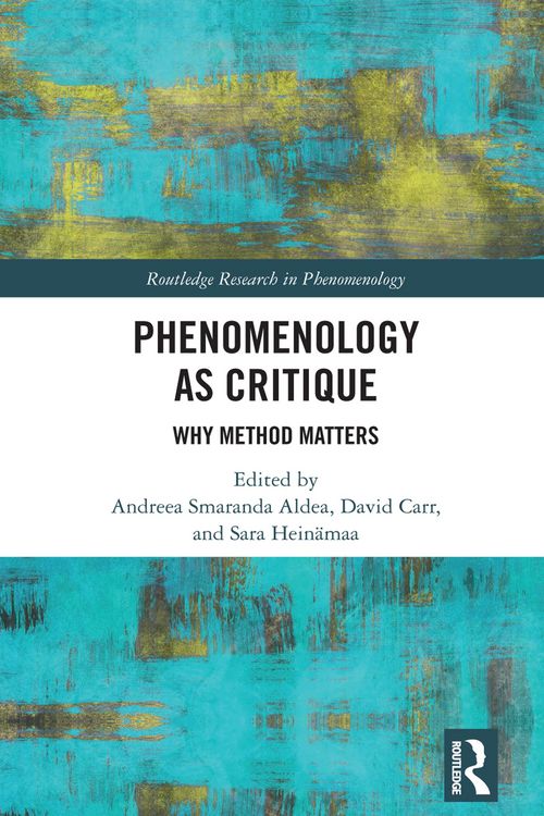 Produktbild: Phenomenology as Critique