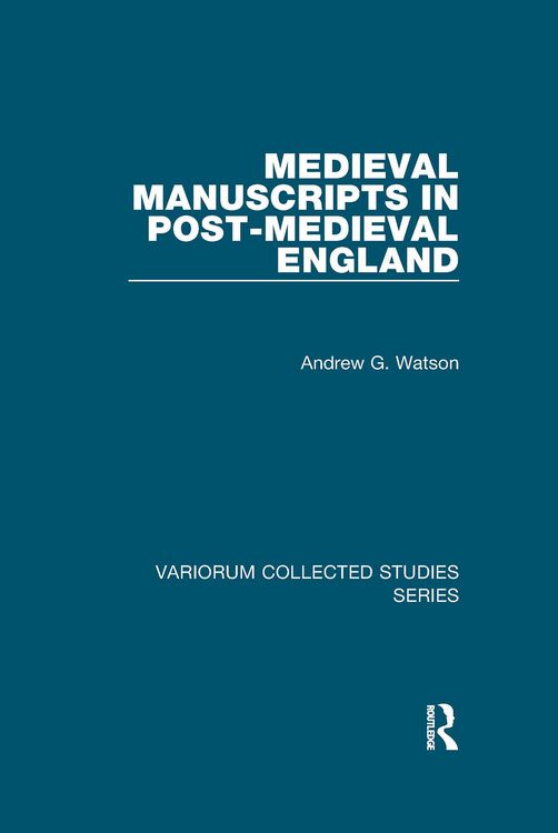 Produktbild: Medieval Manuscripts in Post-Medieval England