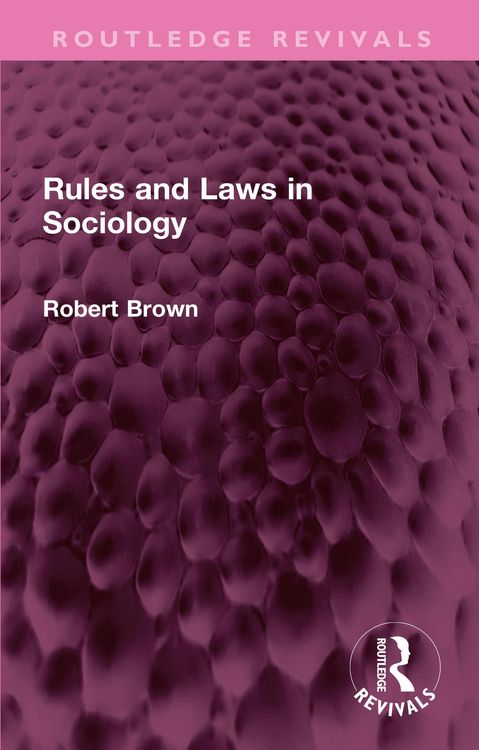 Produktbild: Rules and Laws in Sociology