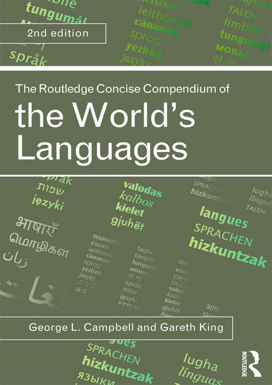 Produktbild: The Routledge Concise Compendium of the World's Languages