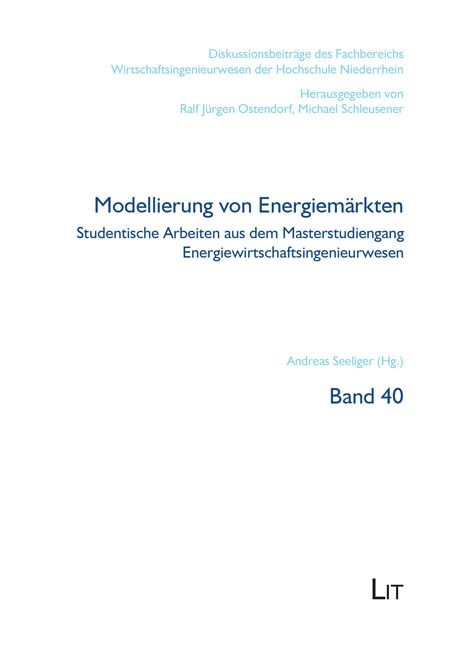 Produktbild: Modellierung von Energiem&auml;rkten
