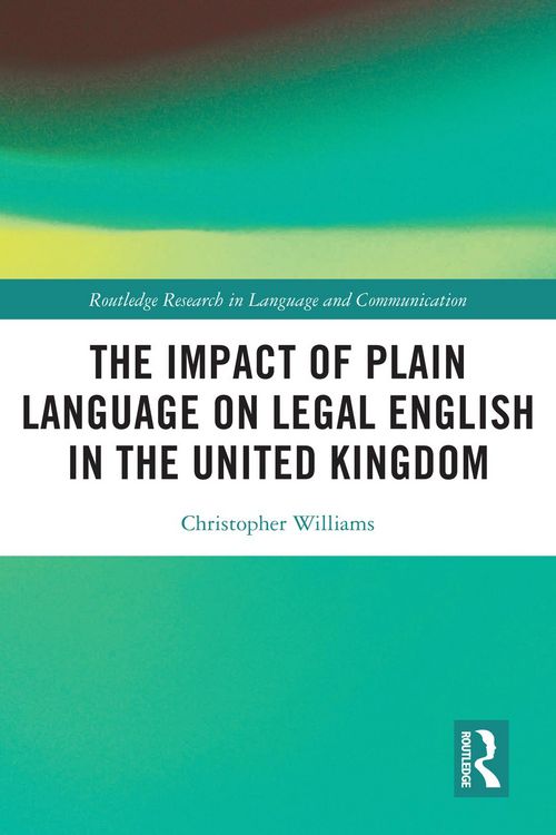 Produktbild: The Impact of Plain Language on Legal English in the United Kingdom