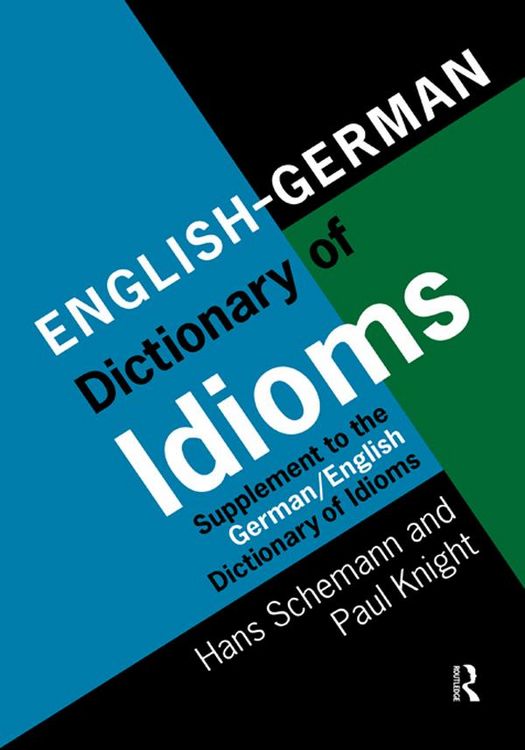 Produktbild: English/German Dictionary of Idioms