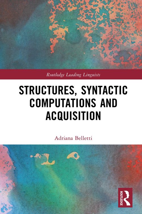 Produktbild: Structures, Syntactic Computations and Acquisition
