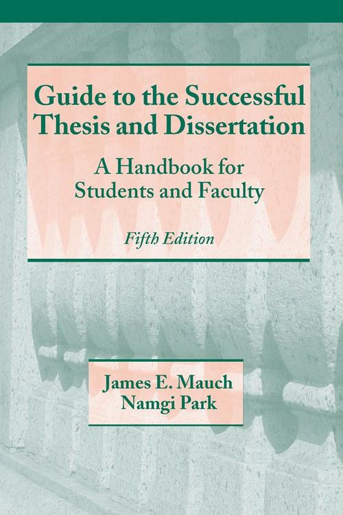 Produktbild: Guide to the Successful Thesis and Dissertation
