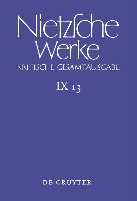 Produktbild: Aufzeichnungen aus den Archivmappen Mp XVII und Mp XVIII sowie verstreute Aufzeichnungen