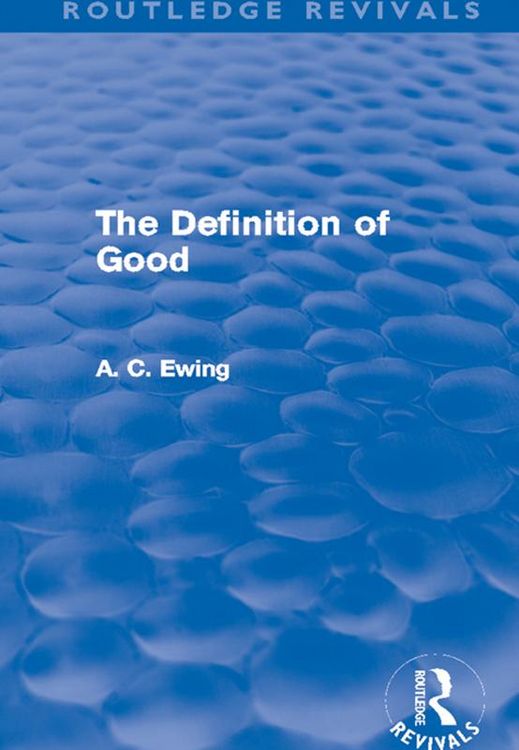 Produktbild: The Definition of Good (Routledge Revivals)