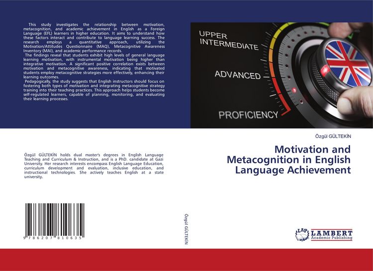 Produktbild: Motivation and Metacognition in English Language Achievement