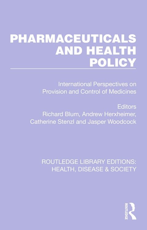 Produktbild: Pharmaceuticals and Health Policy