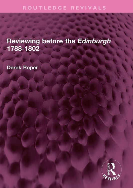 Produktbild: Reviewing before the Edinburgh 1788-1802