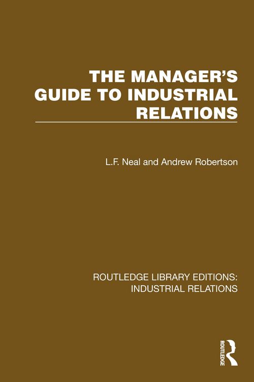 Produktbild: The Manager's Guide to Industrial Relations