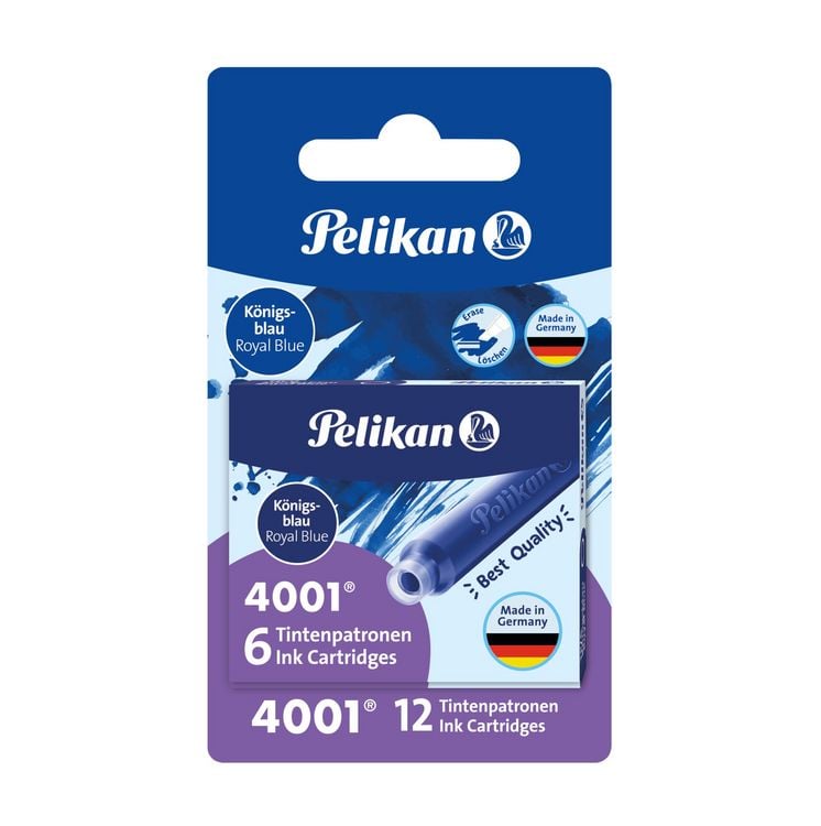 Produktbild: Pelikan F&uuml;llerpatronen 4001&reg;, 2 x 6er Set k&ouml;nigsblau
