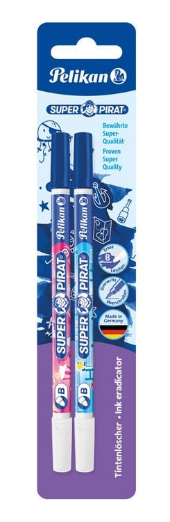 Produktbild: Pelikan Tintenkiller Super Pirat, Strichstärke B = Breit, 2er Set
