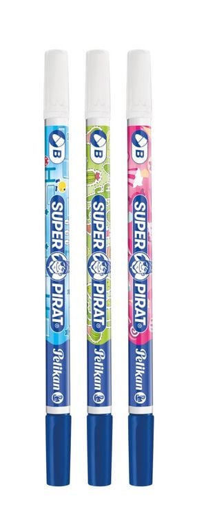 Produktbild: Pelikan Tintenkiller Super Pirat, Strichstärke B = Breit, 2er Set