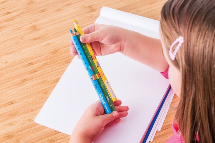 Produktbild: Pelikan Schreiblernbleistift Combino B blau 2er Set