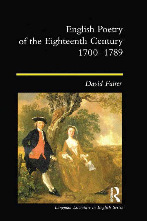 Produktbild: English Poetry of the Eighteenth Century, 1700-1789