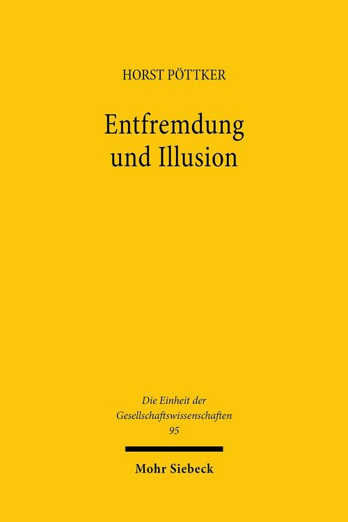 Produktbild: Entfremdung und Illusion