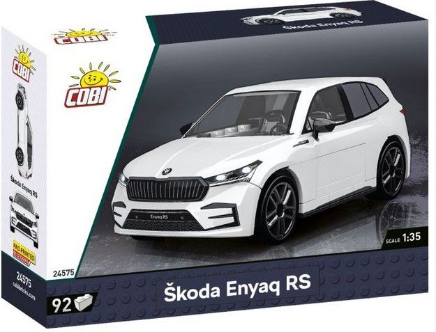 Produktbild: COBI 24575 - Skoda Enyaq RS, Ma&szlig;stab 1:35, Bausatz, 92 Klemmbausteine