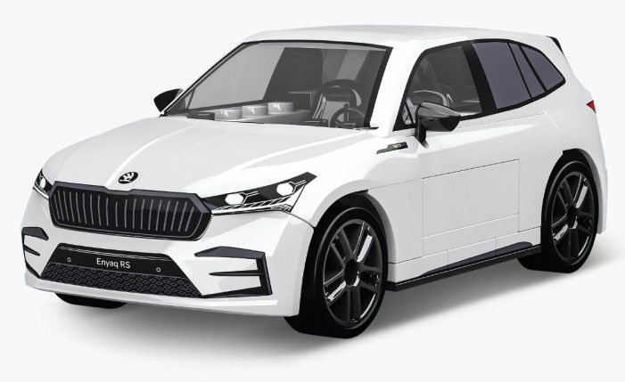 Produktbild: COBI 24575 - Skoda Enyaq RS, Ma&szlig;stab 1:35, Bausatz, 92 Klemmbausteine