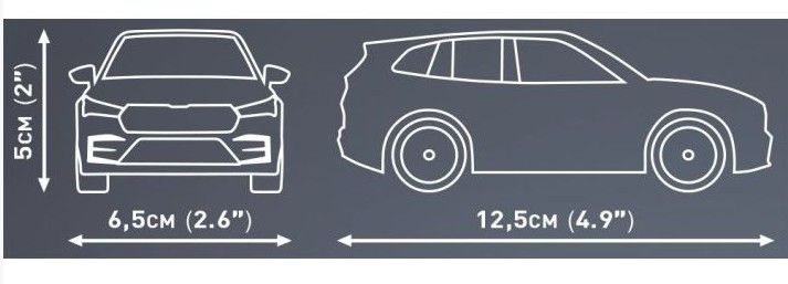 Produktbild: COBI 24575 - Skoda Enyaq RS, Ma&szlig;stab 1:35, Bausatz, 92 Klemmbausteine