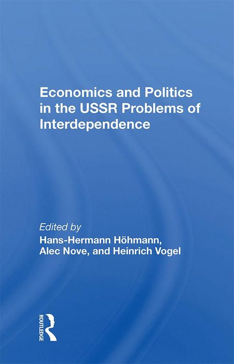 Produktbild: Economics and Politics in the USSR