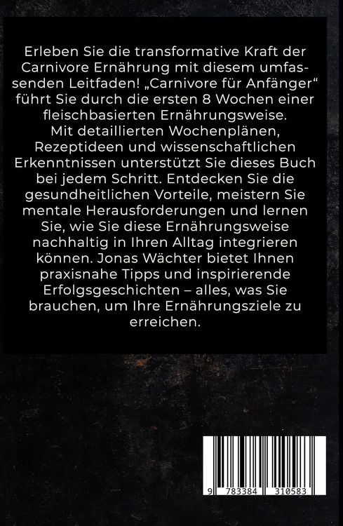 Produktbild: Carnivore f&uuml;r Anf&auml;nger