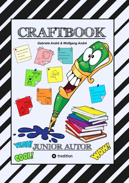 Produktbild: Craftbook - 150 Seiten Lernlekt&uuml;re - Spielerisch Geschichten Schreiben - Tipps & Tricks - 6 Lehrreiche Lektionen