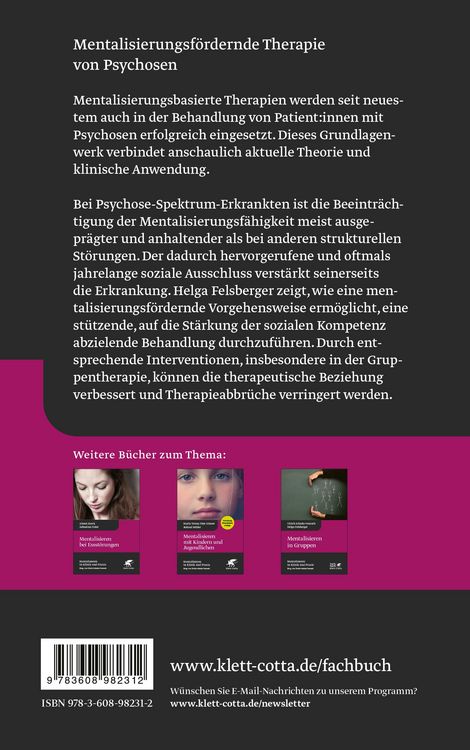 Produktbild: Mentalisieren bei Psychosen (Mentalisieren in Klinik und Praxis, Bd. 6)