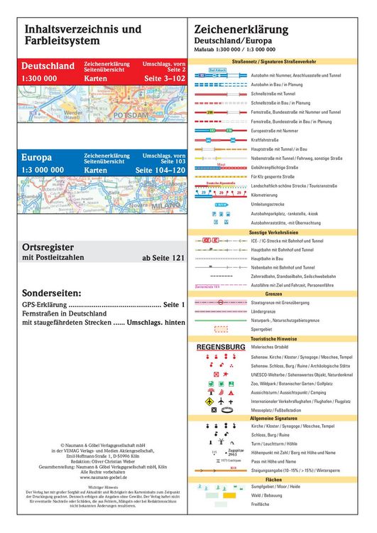 Produktbild: Neuer Stra&szlig;enatlas Deutschland/Europa 2025/2026