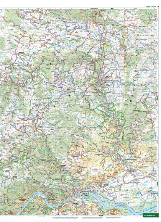 Produktbild: Kamptal, Wander-, Rad- und Freizeitkarte 1:50.000
