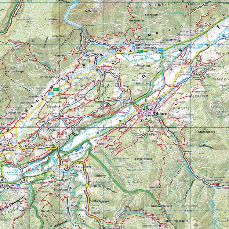 Produktbild: Rottenmanner Tauern, Wander-, Rad- und Freizeitkarte 1:50.000, freytag & berndt, WK 203