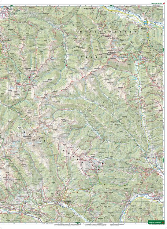 Produktbild: Rottenmanner Tauern, Wander-, Rad- und Freizeitkarte 1:50.000, freytag & berndt, WK 203