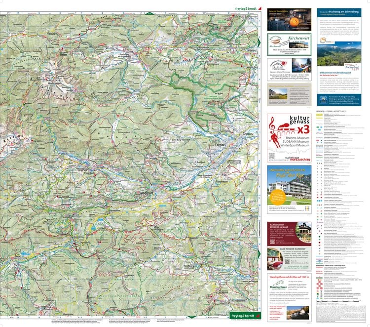 Produktbild: Freytag & berndt Wanderkarte WK 022 Schneeberg - Rax, Semmering - Schneealpe 1:50.000