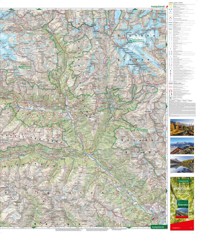 Produktbild: freytag & berndt Wanderkarte WK 123 Defereggental, Virgental - Matrei 1:50.000