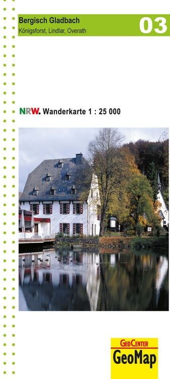 Produktbild: NRW Wanderkarte 03 Bergisch-Gladbach, K&ouml;nigsforst, Lindlar, Overath 1 : 25 000