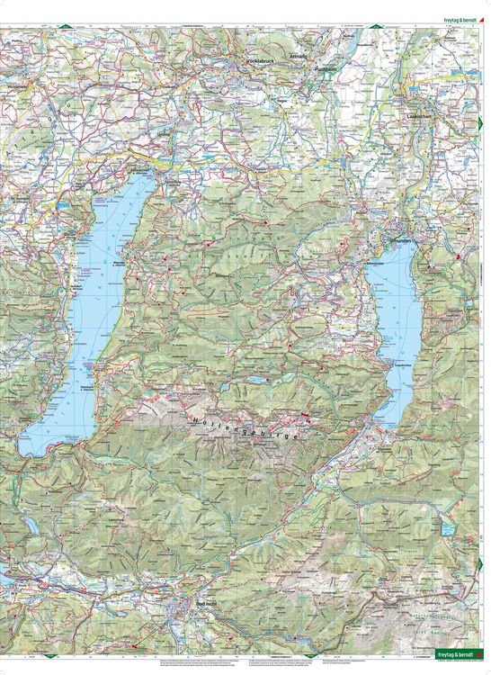Produktbild: Freytag & berndt Wanderkarte WK 0282 Salzkammergut, Attersee - Traunsee - Mondsee - Wolfgangsee 1:50.000