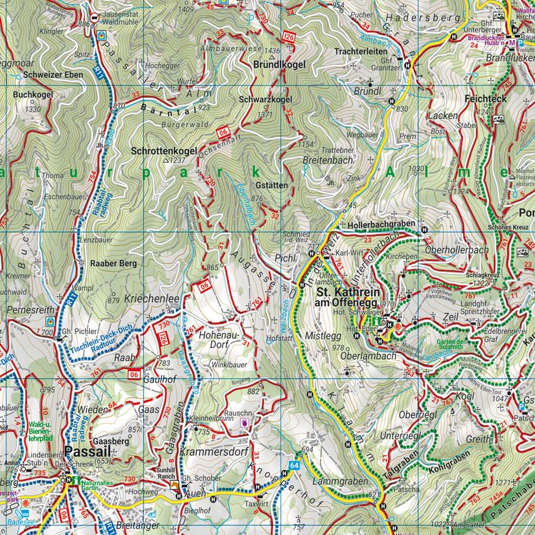 Produktbild: freytag & berndt Wanderkarte WK 131 Grazer Bergland, Sch&ouml;ckl - Almenland-Teichalm - Stubenbergsee 1:50.000