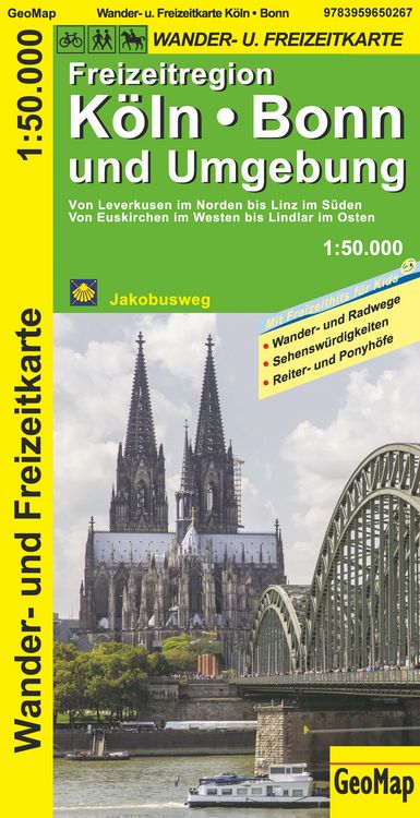 Produktbild: K&ouml;ln, Bonn und Umgebung - Wander- und Freizeitkarte