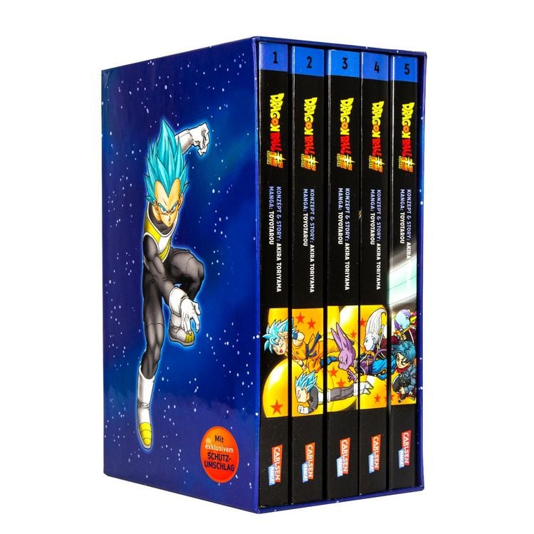 Produktbild: Dragon Ball Super B&auml;nde 1-5 im Sammelschuber mit Extra