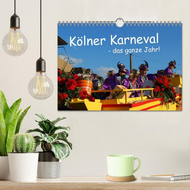 Produktbild: K&ouml;lner Karneval - das ganze Jahr! (Wandkalender 2026 DIN A4 quer), CALVENDO Monatskalender