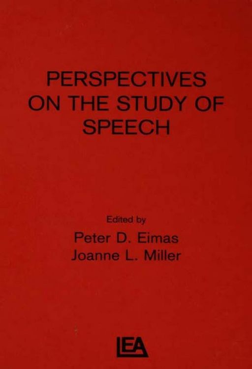 Produktbild: Perspectives on the Study of Speech