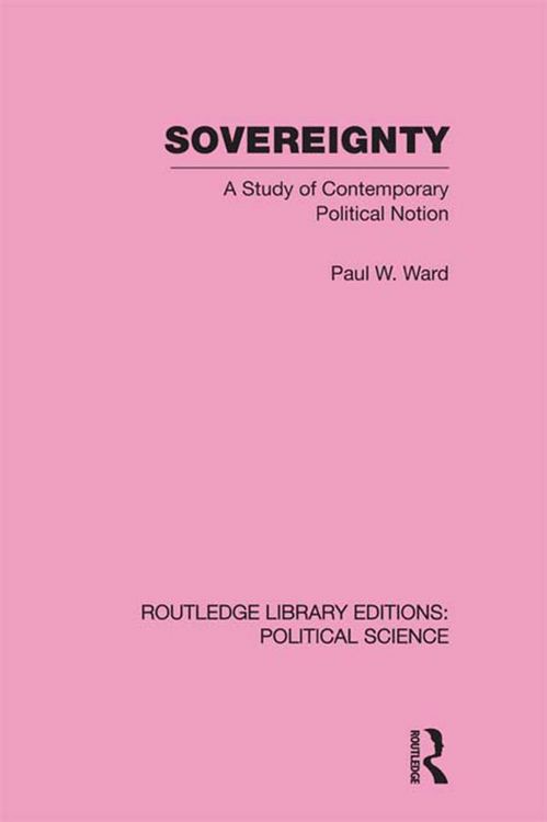 Produktbild: Sovereignty (Routledge Library Editions: Political Science Volume 37)