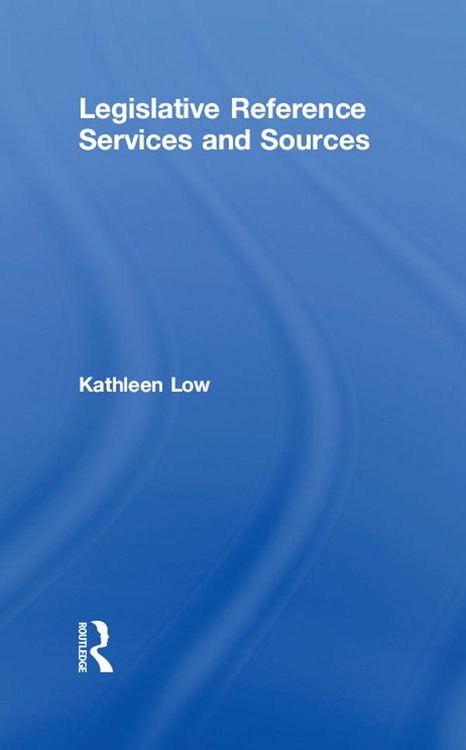 Produktbild: Legislative Reference Services and Sources