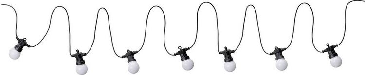 Produktbild: Paulmann 94165 Beleuchtungssystem Plug & Shine LED-Lichterkette LED 1.4 W Warmwei&szlig; Wei&szlig;, Schwarz
